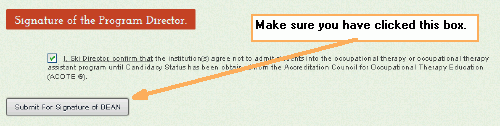 Click this confirmation box before submitting. Click this confirmation box before submitting.