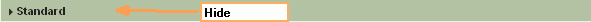 Show/hide section in hide state Show/hide section in hide state